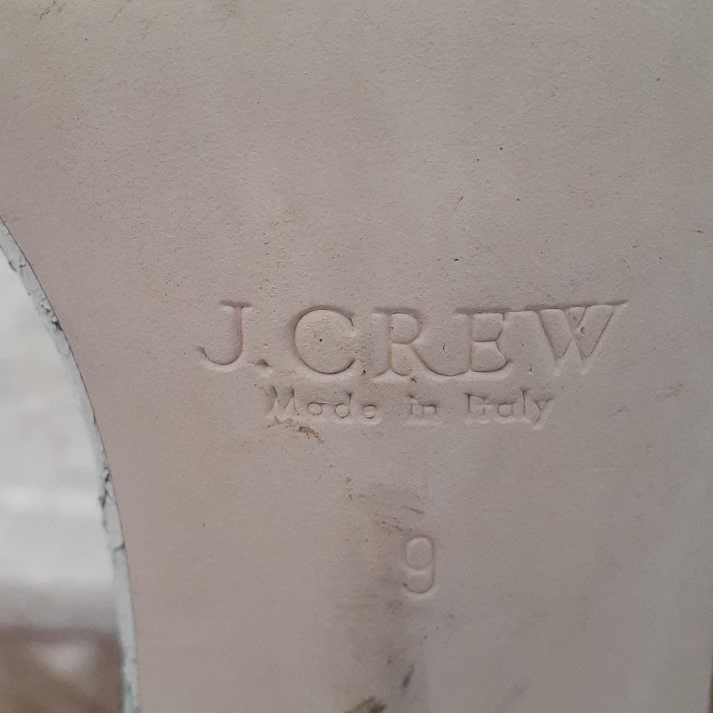 J.crew  woman's  open toe ankle straps heels suze 9 - Picture 11 of 16
